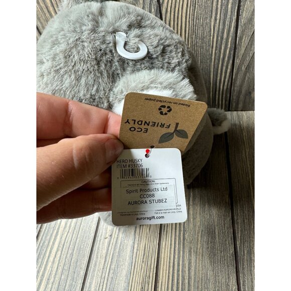 Boise State Plush Husky Toy By Aurora - Eco Friendly  12" - Picture 4 of 5